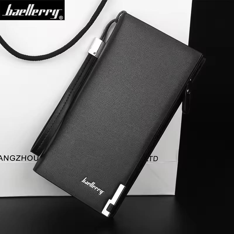 Baellerry PU Leather Long Wallet Multicolor Unisex