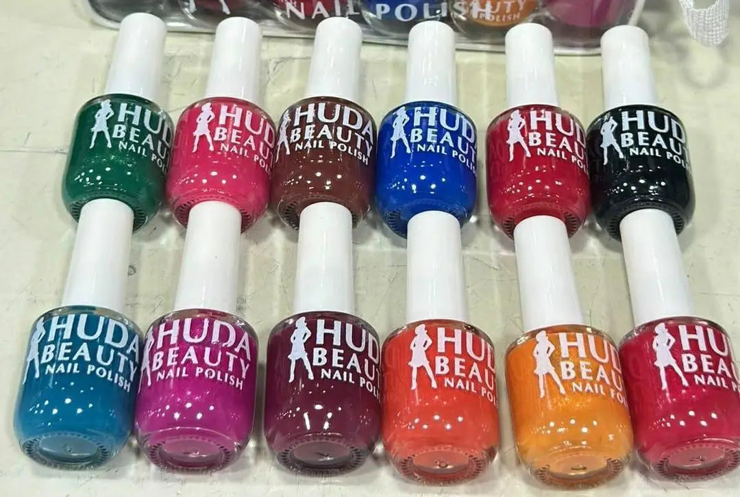 Full Size Huda Beauty Peel Off Nail Polish, Pack Of 12