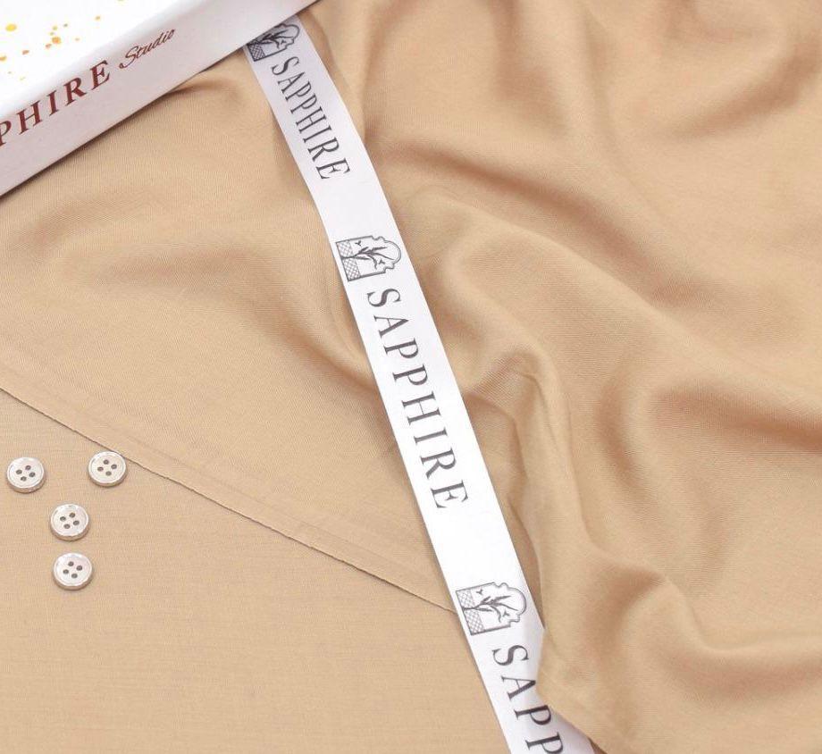 Men's Unstitched Wash & Wear Peach Suit Summer