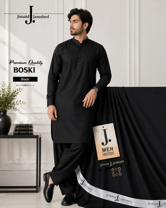 Men’s Unstitched Wash And Wear Plain Suit
