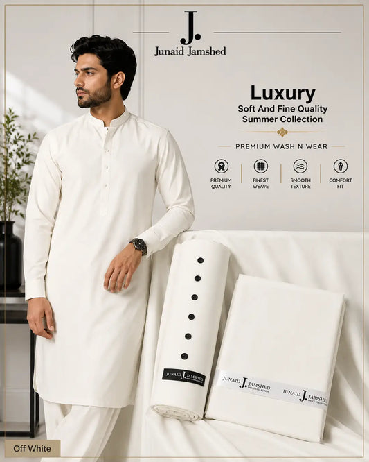 Men’s Unstitched Wash And Wear Plain Suit