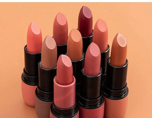 Matte Lipstick Set 12 Shades Long Lasting Pakistani