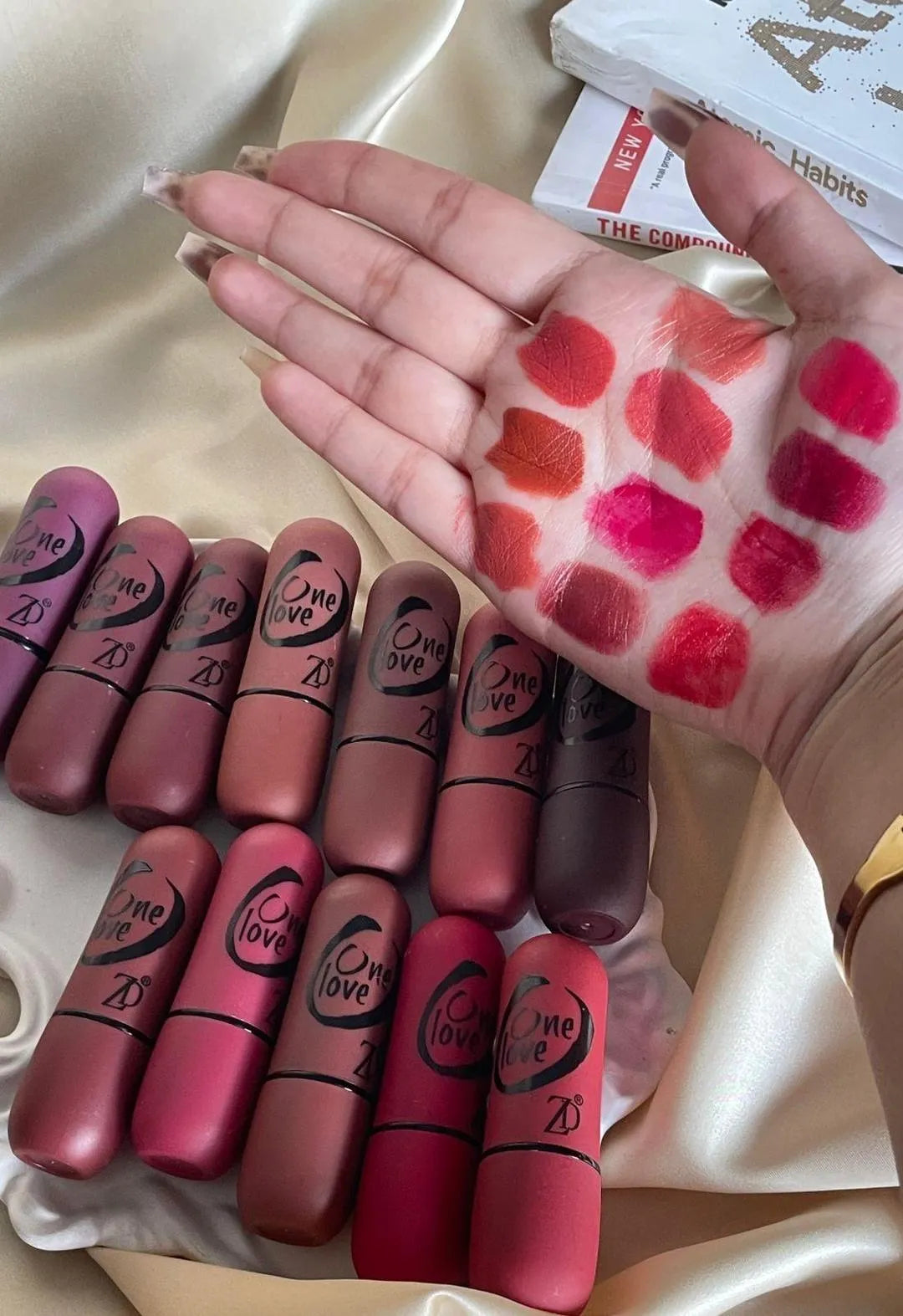 Matte Lipstick Set 12 Shades Long Lasting Pakistani