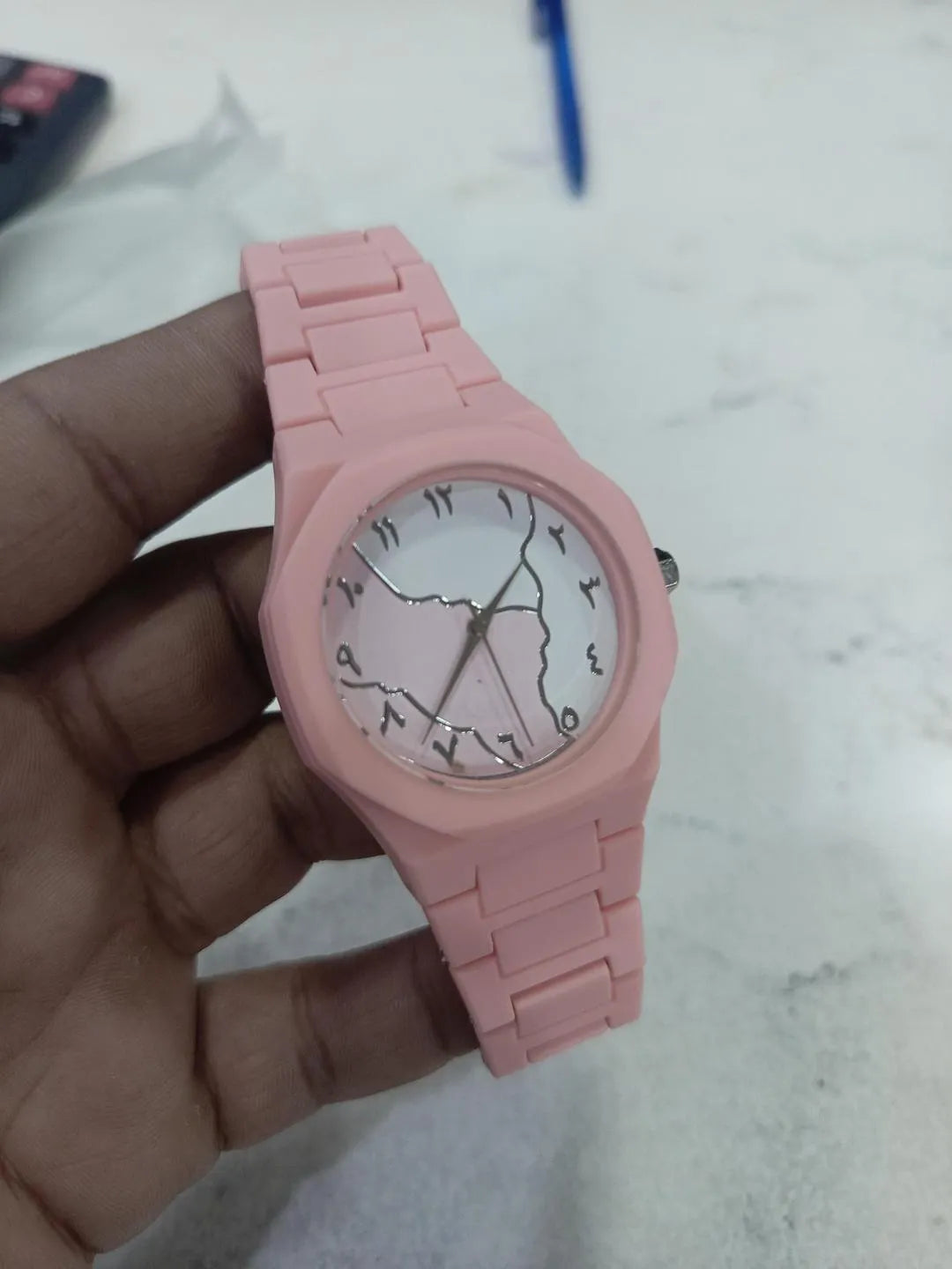 Pink Analog Watch for Women with Cute Dial