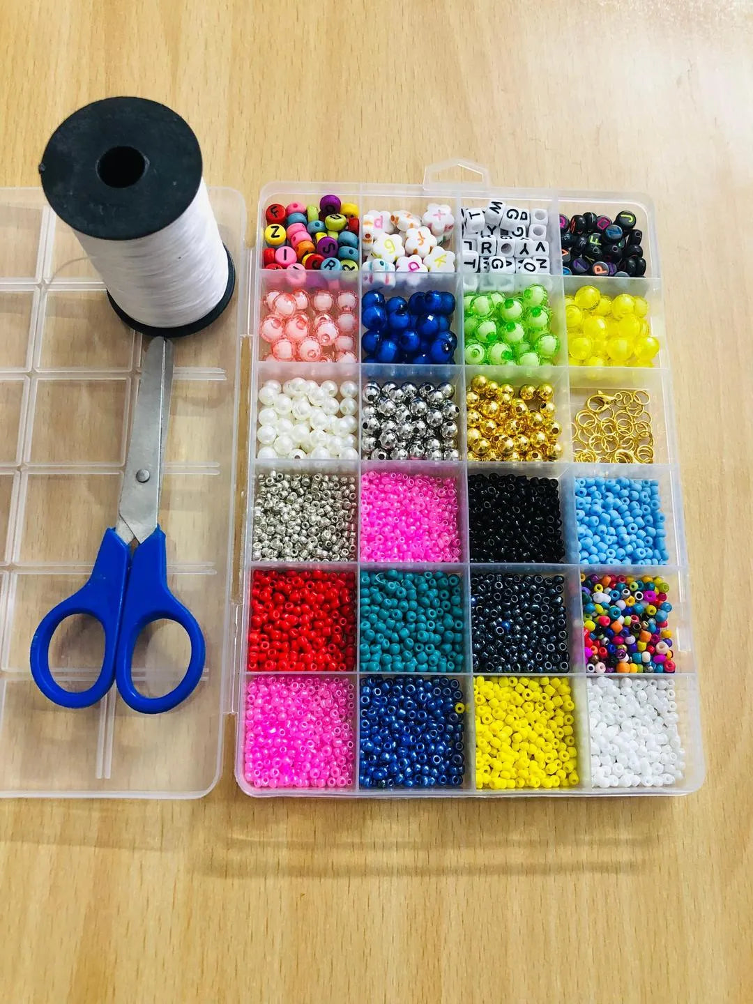 Colorful Beads & Thread Set for DIY Crafts 5.0 2 Ratings