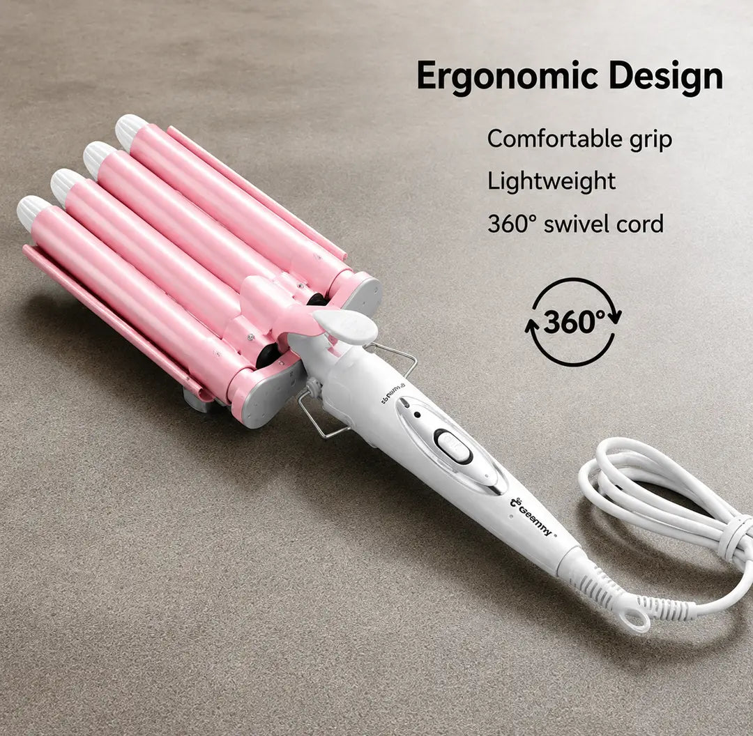 SHINON 5 Barrel Hair Waver Curling Iron | Professional Ceramic Hair Curler | Fast Heating Hair Styling Tool