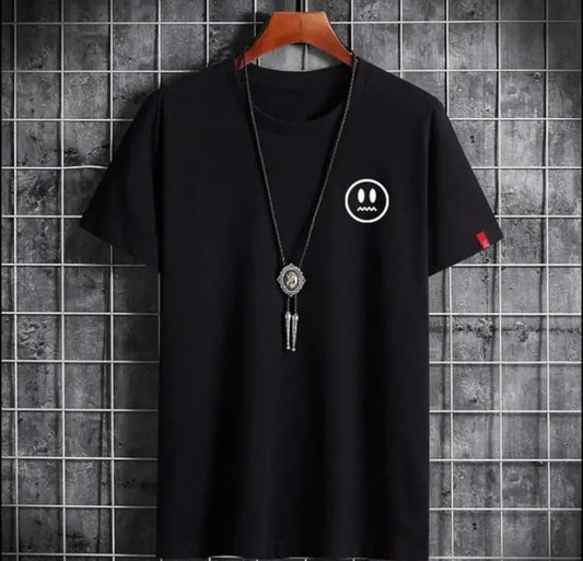 1 Pc Men's Cotton Printed T-Shirt