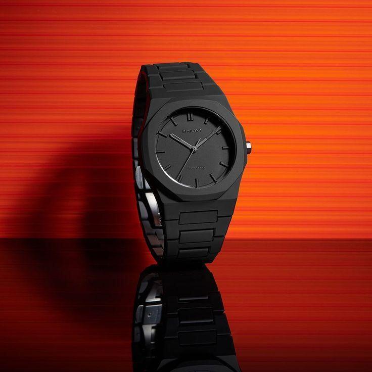 Men's Black Aluminum Analog Watch Water