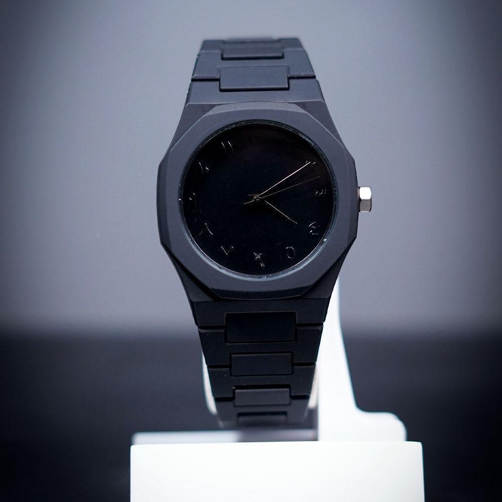 Men's Black Aluminum Analog Watch Water