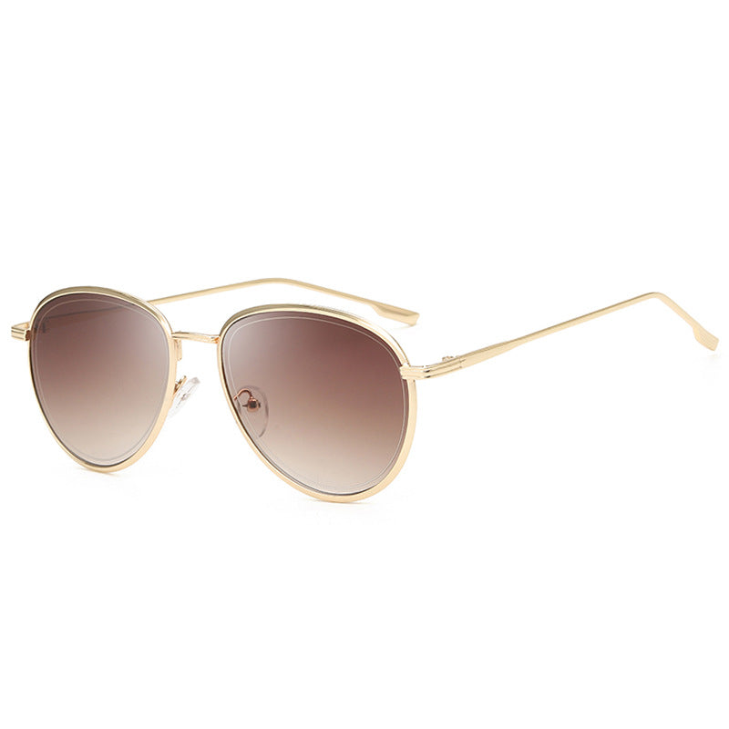 Women Aviator Sunglasses Gold Frame UV Protection